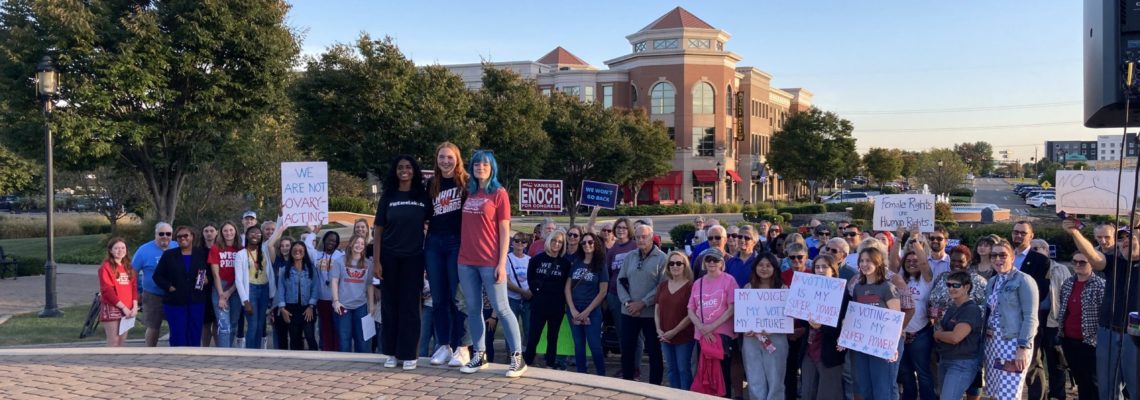 Crowd shot at Women's Rights Rally