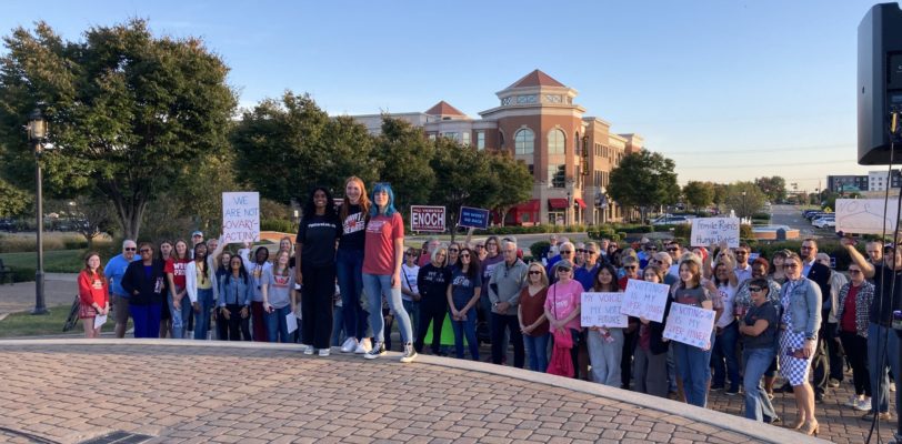 Crowd shot at Women's Rights Rally