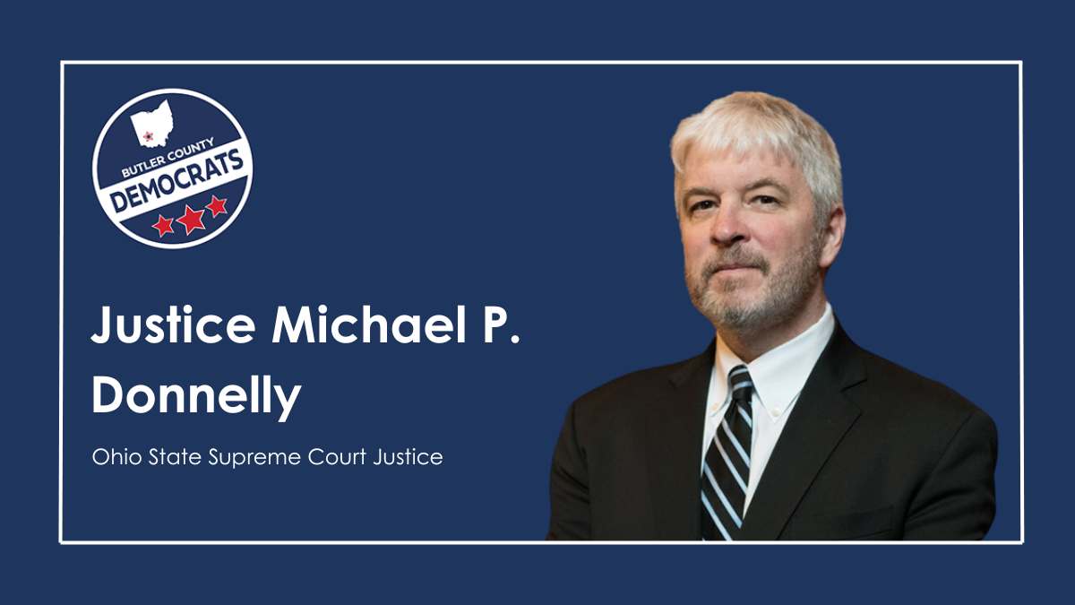 Meet The Candidate Justice Michael P Donnelly Ohio State Supreme